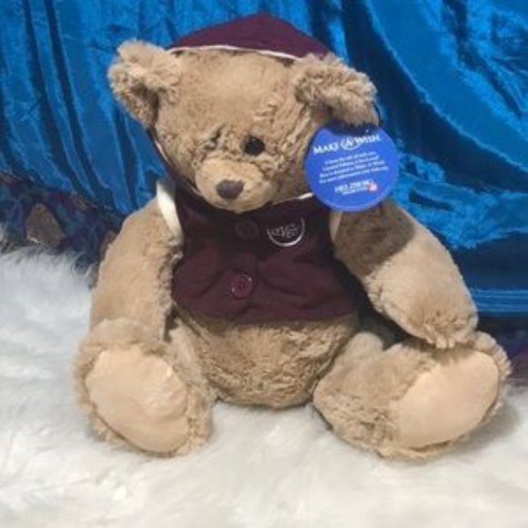 NWT📌Animal Adventure  Helzberg Diamond 2012 "Make a wish" I Am Loved Teddy Bear - Picture 3 of 10